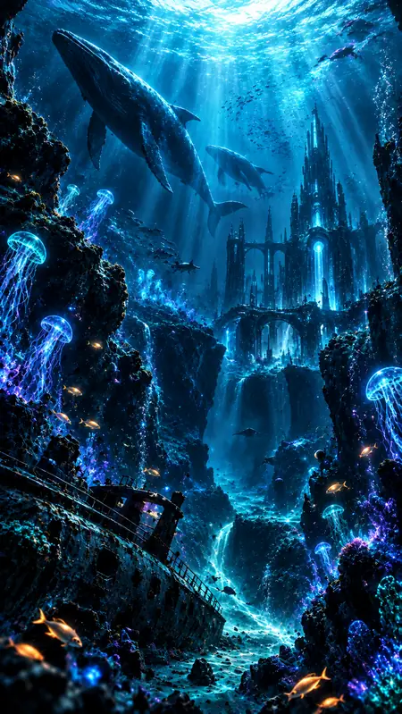 Deep Ocean world backdrop